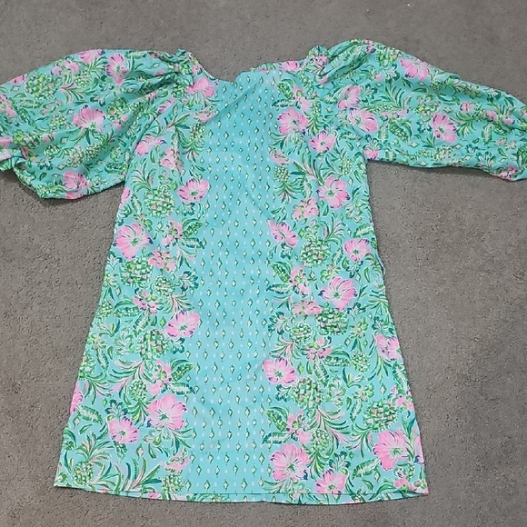 Floral Green Dress - Picture 5 of 6